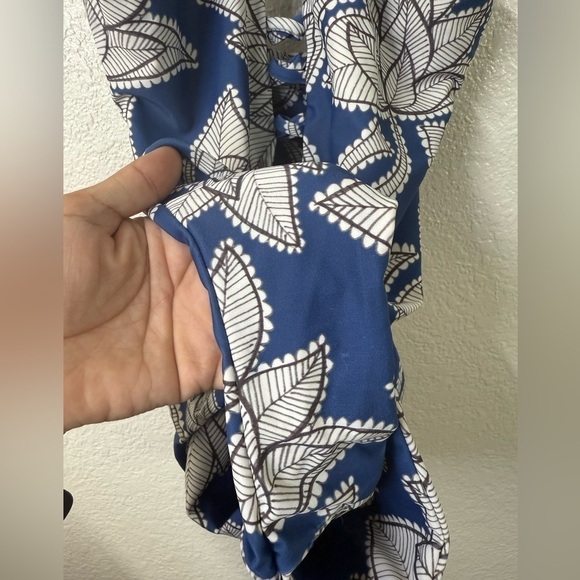 Alia Blue One Piece Swimsuit Size Small - Picture 4 of 4